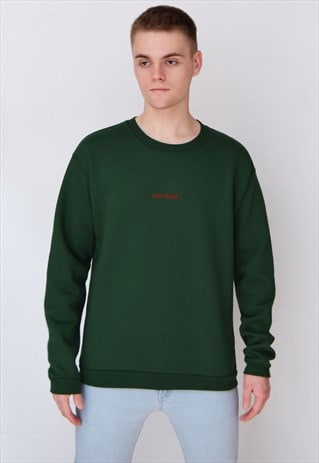 GREEN SHIT FACED (RED) SWEATSHIRT