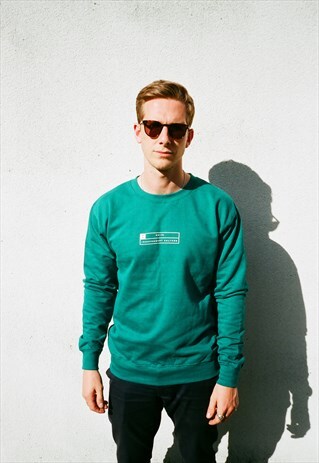 ESSENTIALS INDEPENDENT CULTURE SWEATER - TEAL
