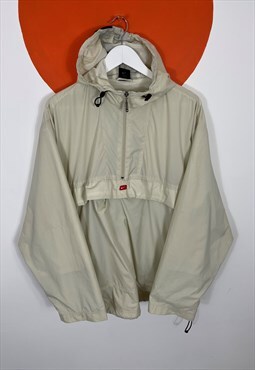 Vintage Nike 1/2 Zip Hooded Pullover Track Jacket Large 