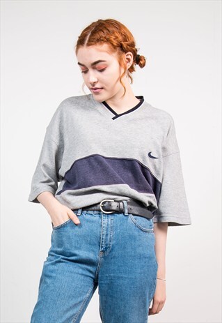 90'S VINTAGE GREY NIKE T-SHIRT