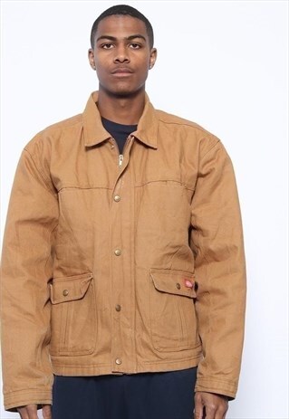 VINTAGE DICKIES WORKWEAR JACKET BROWN
