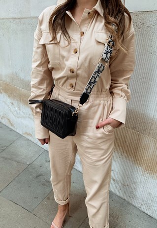 BLAKE BEIGE BOILERSUIT