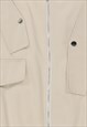 GORPCORE JACKET UTILITY BOMBER GRUNGE RETRO VARSITY IN CREAM