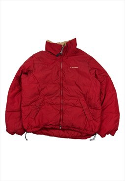 Vintage Tommy Hilfiger Puffer Jacket in Red