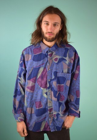 VINTAGE 90'S PATTERNED SHIRT