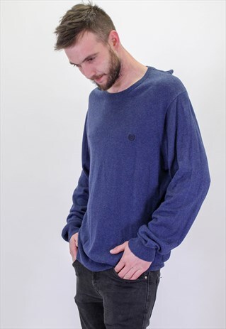 VINTAGE CHAPS SWEATER IN BLUE XL