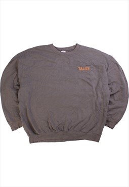 Vintage  Gildan Sweatshirt Heavyweight 90's Crewneck Grey