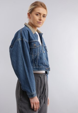 VINTAGE CROPPED LEVI'S DENIM JACKET X344