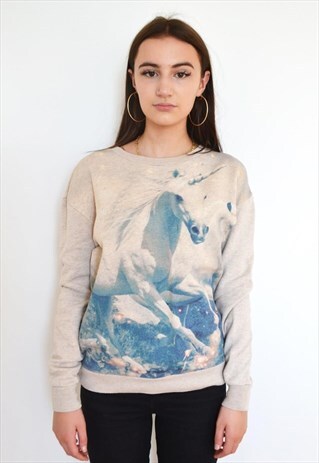 STELLA MCCARTNEY UNICORN SWEATER CREWNECK JUMPER