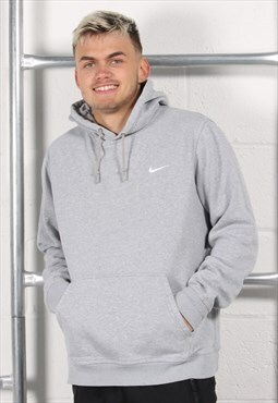 Vintage Nike Hoodie in Grey Pullover Lounge Jumper XL