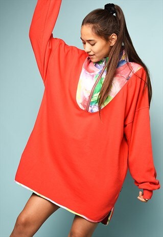 VINTAGE 90S SPORTS ATHLEISURE OVERSIZED SWEATSHIRT JUMPER