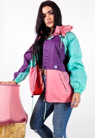 VINTAGE 90S K-WAY WINDBREAKER JACKET J3420