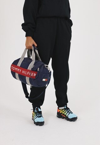 RARE VINTAGE TOMMY HILFIGER DUFFLE MINI WEEKEND BAG