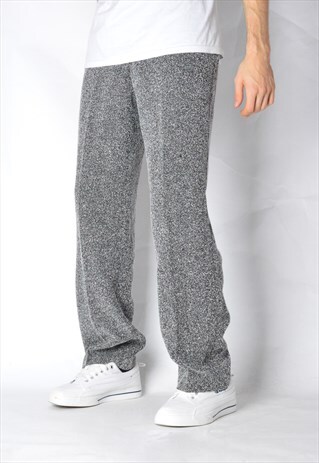 VINTAGE 90S UNISEX GREY SPECKLED PANTS