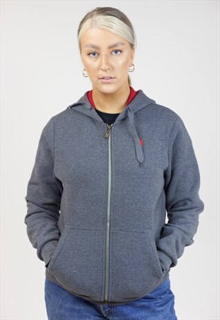 VINTAGE RALPH LAUREN GREY HOODIE
