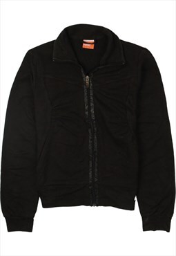 Vintage 90's Puma Sweatshirt Sportswear Full Zip Up Black