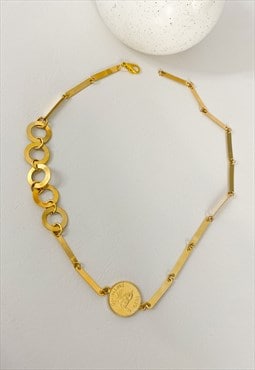 1970's Geometric Coin Chain