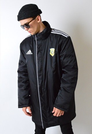 BLACK ADIDAS WARM WINTER PADDED COAT