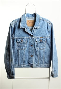 Vintage Wrangler Denim Jacket Navy Blue