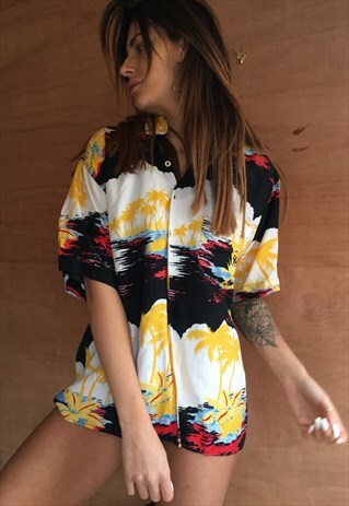 OVERSIZED RETRO 90S 80S VINTAGE UNISEX FESTIVAL SHIRT