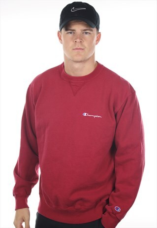 VINTAGE CHAMPION USA SMALL LOGO SWEATSHIRT JUMPER