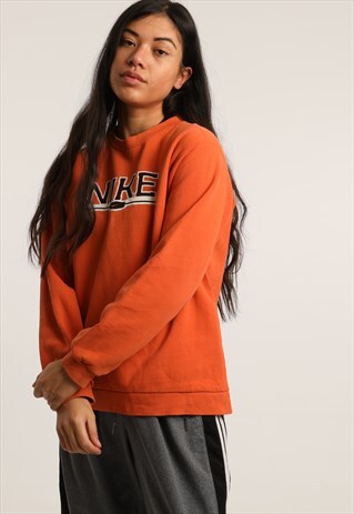 VINTAGE NIKE PRINT SPELL OUT SWEATSHIRT