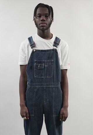 VINTAGE 90'S DICKIES DARK-WASH DUNGAREES