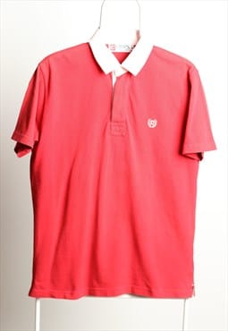 Vintage Chaps Polo Ralph Lauren Logo Polo Shirt Red