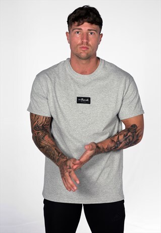 SUPREME T-SHIRT - HEATHER GREY