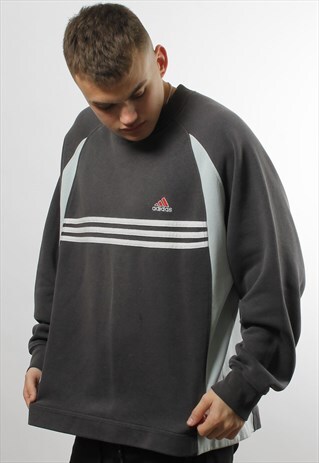 VINTAGE ADIDAS TWO TONE SWEATSHIRT