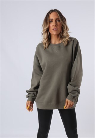 SWEATSHIRT JUMPER OVERSIZED PLAIN RUSSELL ATHLETIC 18 (ODA)