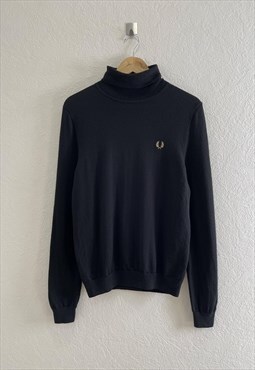 Mens FRED PERRY Turtleneck Jumper Size M