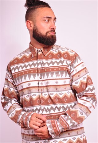 VINTAGE AZTEC FESTIVAL SHIRT