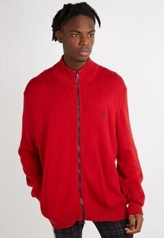VINTAGE RALPH LAUREN ZIP UP JUMPER