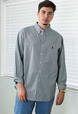 VINTAGE POLO RALPH LAUREN SHIRT LOGO 90S X 9.1