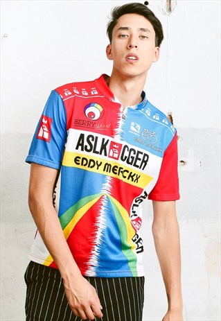 VINTAGE 80S BOLD SPORTS JERSEY