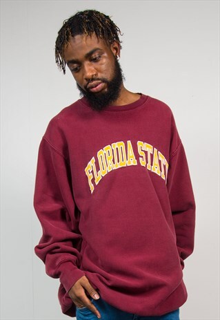 FLORIDA STATE MAROON USA COLLEGE SWEATSHIRT