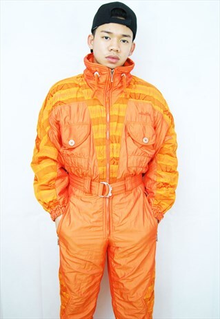 ELLESSE CRAZY PRINT SKI SUIT/JUMPSUIT (1990'S)