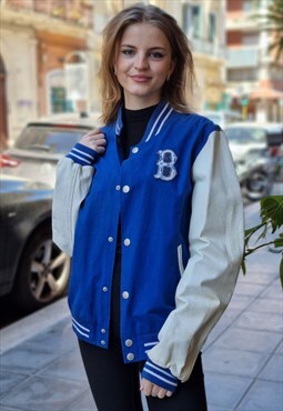  vintage 90s varsity  bomber  jacket Brooklyn
