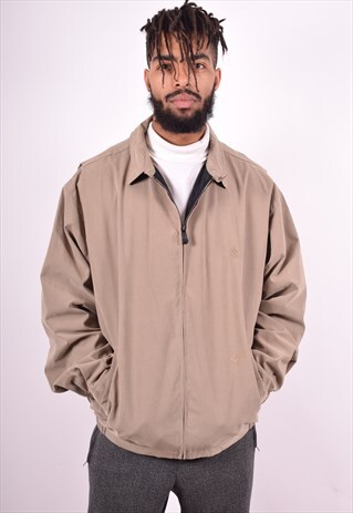 NAUTICA MENS VINTAGE HARRINGTON JACKET XXL BEIGE 90'S