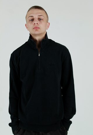 00S HUGO BOSS BLACK 1/4 ZIP SWEATSHIRT