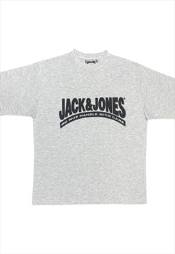 Jack & Jones Grey Mottled Vintage T-Shirt 2XL