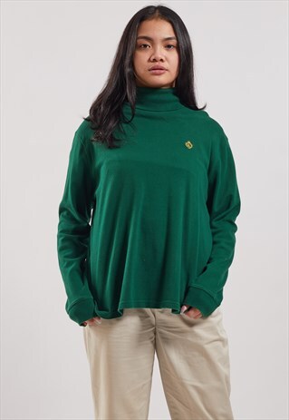 VINTAGE RALPH LAUREN LONG SLEEVE ROLL-NECK TOP