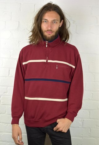 VINTAGE 90'S 1/4 ZIP SWEATSHIRT