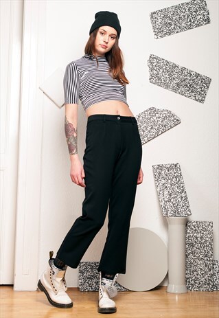 CROPPED TROUSERS - 90S VINTAGE REWORKED PANTS