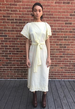 YELLOW FESTIVAL DRESS