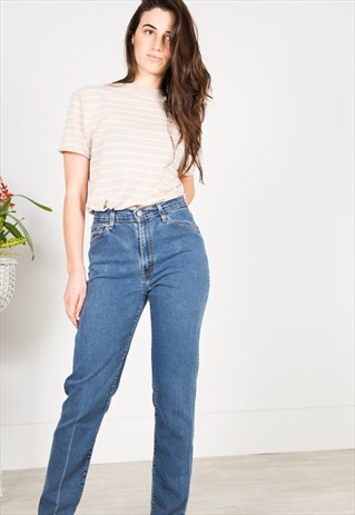 VINTAGE 80'S LEVI'S HIGH WAISTED JEANS / S0237