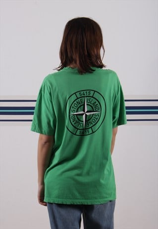 GREEN STONE ISLAND T-SHIRT