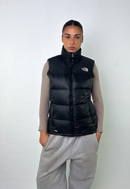 Black 90s The North Face 700 Series Puffer Jacket Coat Gilet