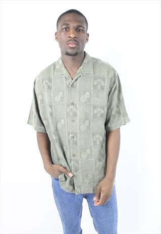 VINTAGE KHAKI 90'S SHIRT